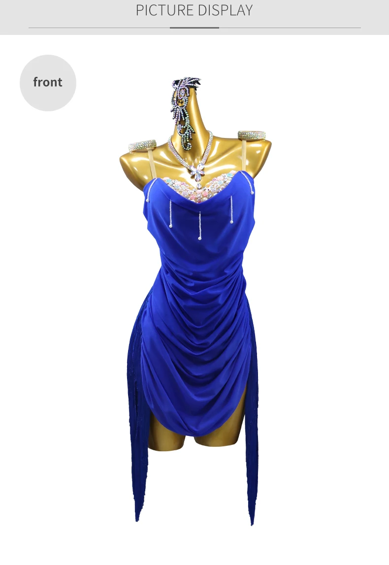 2026 Lateinamerikanisches Tanzkostüm, elegantes Kleid für Damen, sexy Standard-Ballkleidung, Mädchen-Ballkleid, Tanzkleidung, Rock, Samba-Abendgarderobe – Detail 7