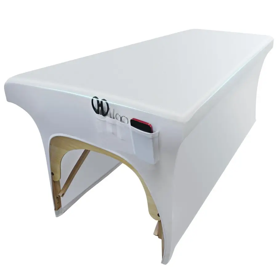 

Водонепроницаемый чехол для кровати из искусственной кожи с ресницами, высокоэластичная защита массажного стола