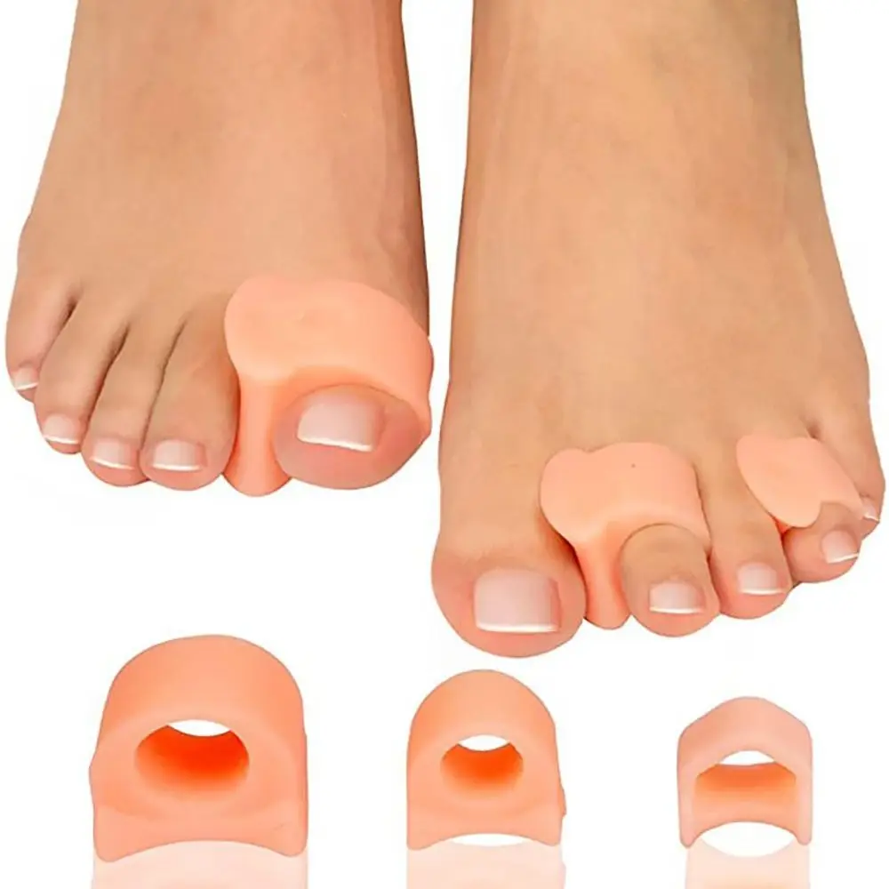 Accessories Universal Toe Straighteners Soft Gel Silicone Hammer Toe Corrector Pain Relief Bunion Pads