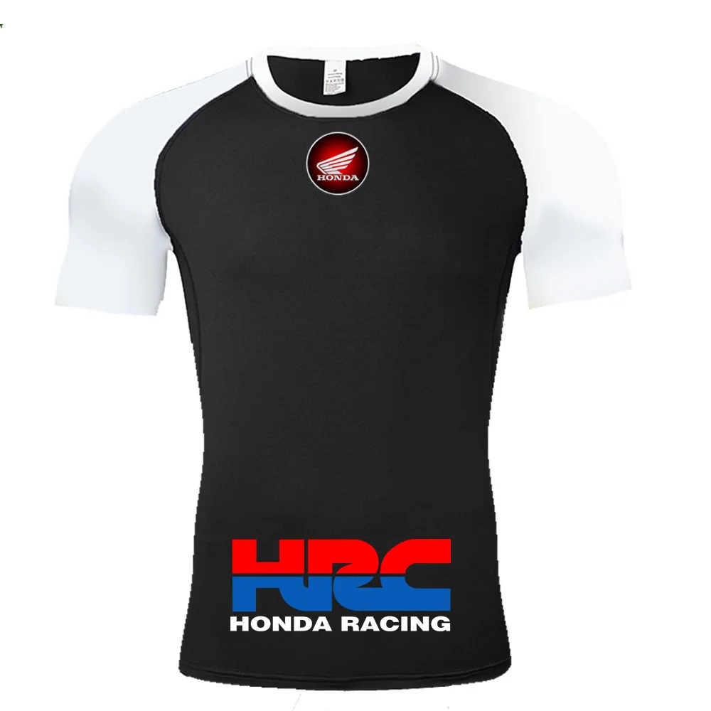 

2025 Honda Logo Racing Official Website Racing Fitness Yoga Wear T-shirt Outdoor Sports Adult Men's And Women's Training Wear