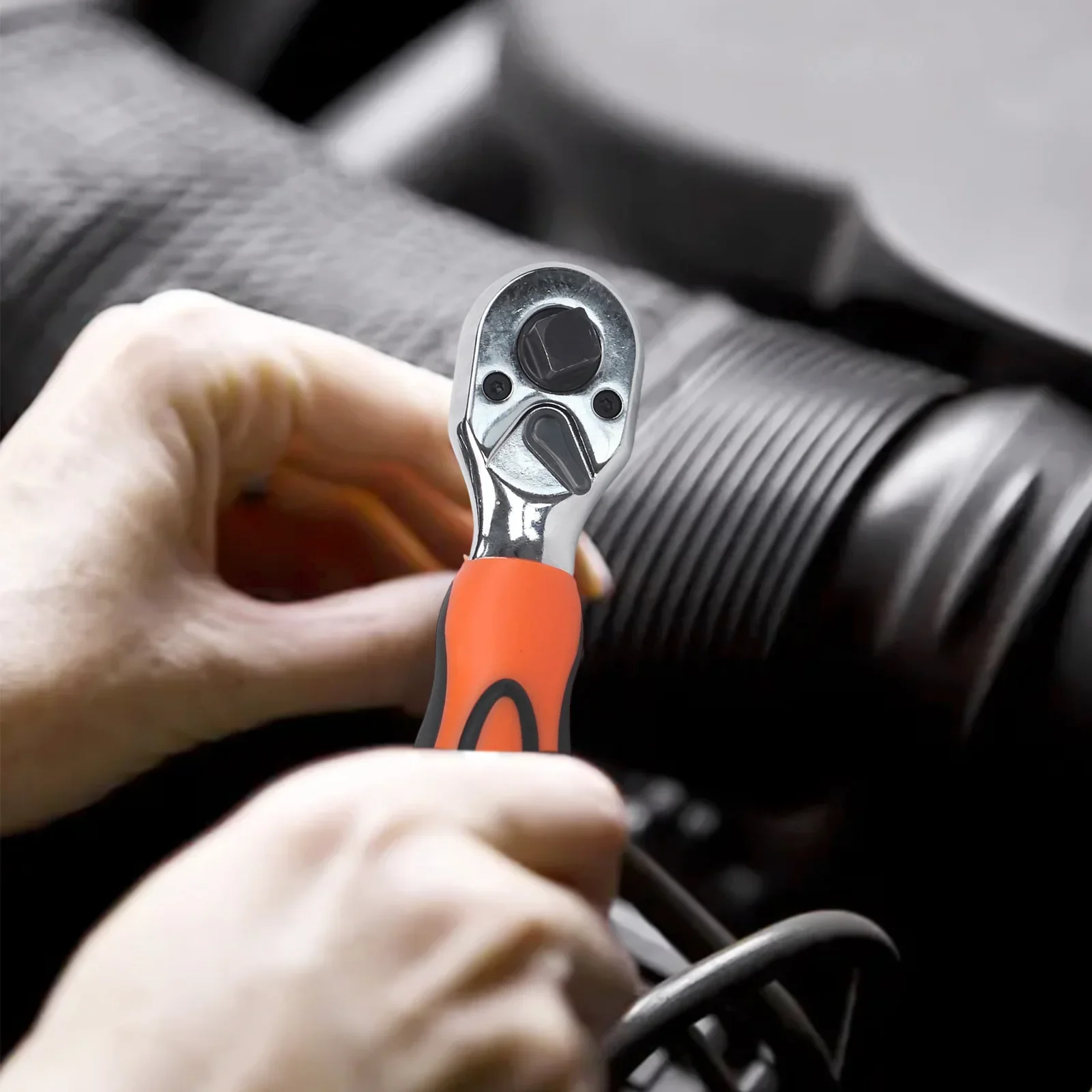 양방향 렌치 1 4*3 8*1 2 72 치아 렌치 자동 수리 도구 부식 방지 내구성 유지 관리 도구