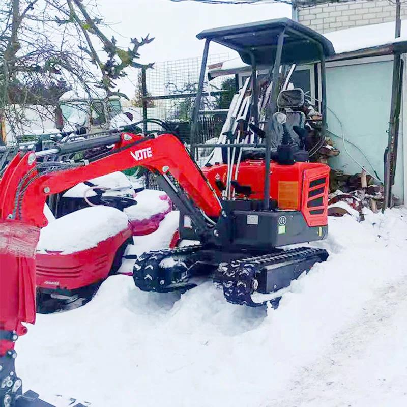 1.8 ton mini excavator 1 ton 1.6 ton 2 ton multi functional hydraulic crawler small excavator customizable gardening application