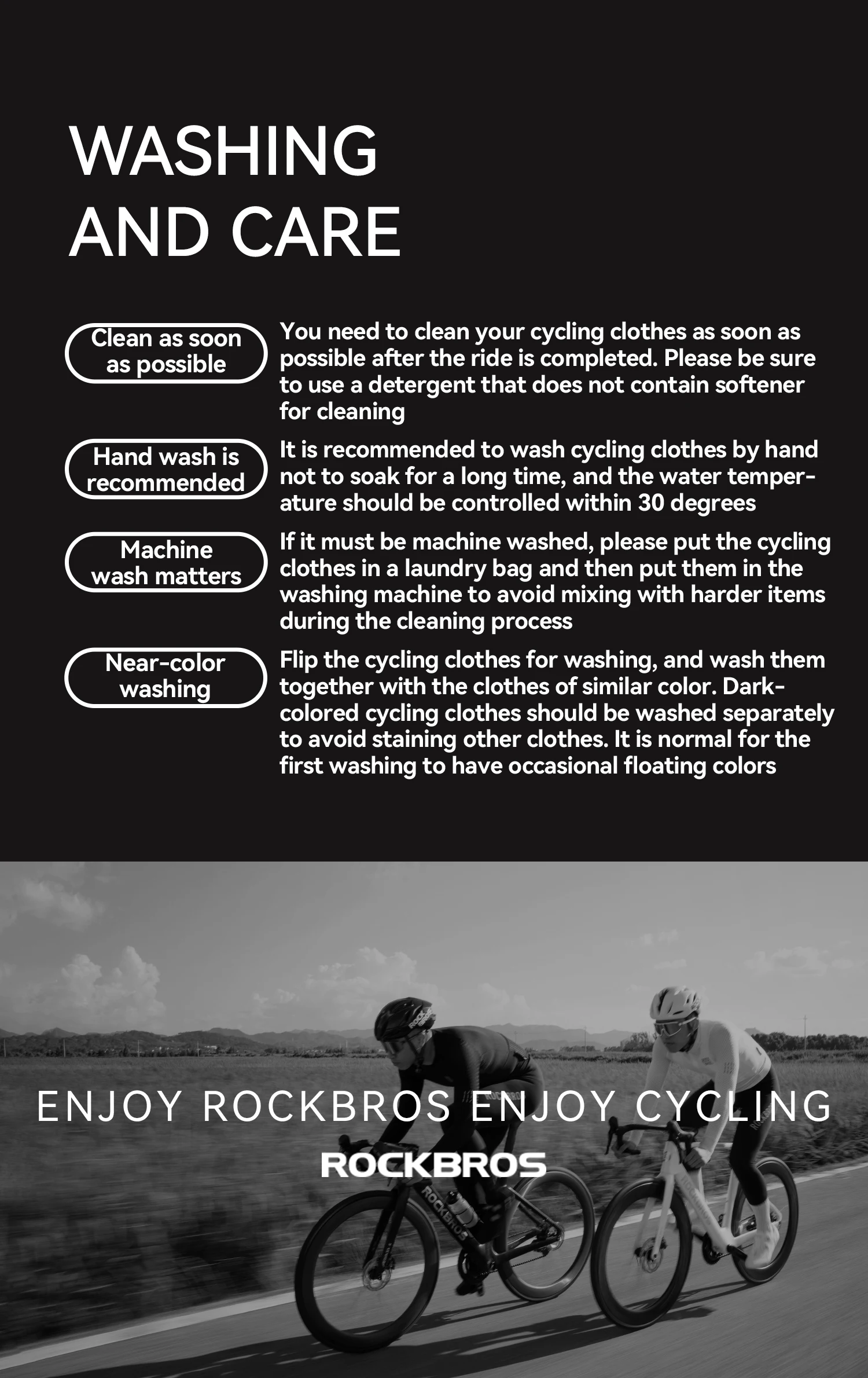 ROCKBROS Winter-Radtrikot für Herren, hochelastisches Diamant-Thermo-Fleece-Fahrradjacke, rutschfest, bequeme Fahrradbekleidung – Detail 22