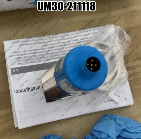 1pc new UM30-211118 ultrasonic sensor, 9-30V DC power supply, 4-20mA output, 30-250mm detection range