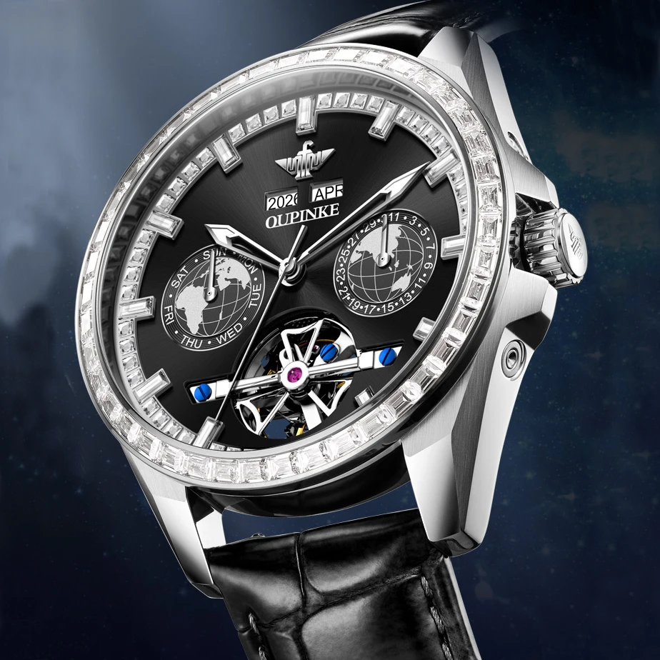 

OUPINKE 3280 Mens Watch High Quality Luxury Fully Automatic Mechanical Watch﻿ 50M Waterproof Watches For Man Original Gift Box