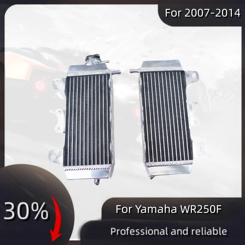 

L+R all Aluminum Radiator Cooler For 2007-2014 Yamaha WR250F WR 250 F Cooling Coolant 2007 2008 2009 2010 2011 2012 2013 2014