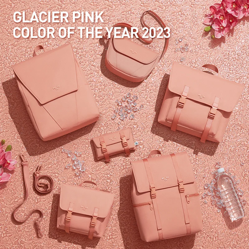 【Color of the Year】MAH 2023 New Glacier Pink Mobile Phone Bag Premium Sense Niche Student Cross-body Small Bag Girl