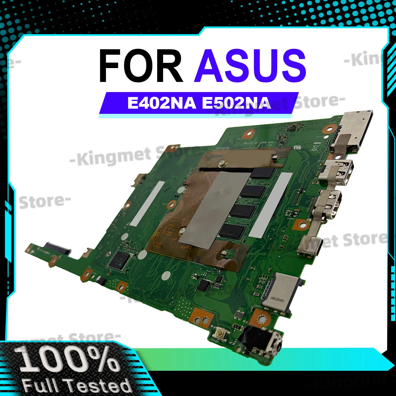 

E402NA Laptop Motherboard For ASUS EeeBook E502NA E402N E502N R417N Notebook Mainboard With N3350 N3450 N4200 CPU 100% tests OK