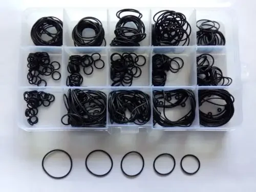 480pcs 1mm Wire Diameter Nitrile Rubber O-ring Seal NBR Temperature Resistant High Quality