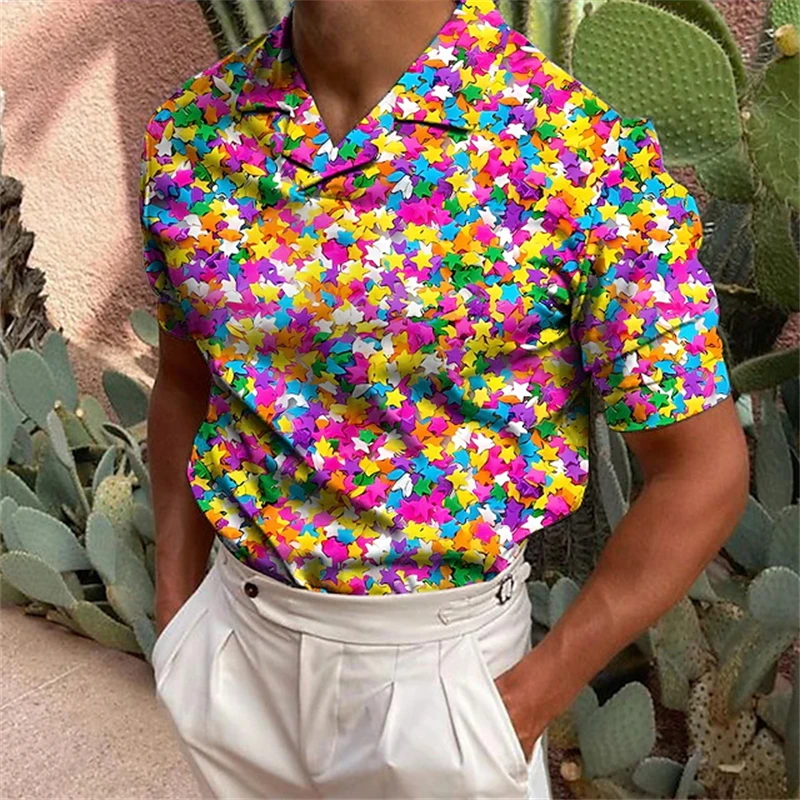 Funny Candy 3D Print Polo Shirts For Men Women Popular Clothes Hip Hop Casual Short Sleeve POLO Shirt Kids Sweets Men Clothing