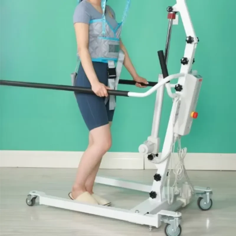 Electric Patient Transfer Lift Hoist Home Care Mobility Aid for Elderly Disabled Body Lifting Device Safe Comfortable Bedroom