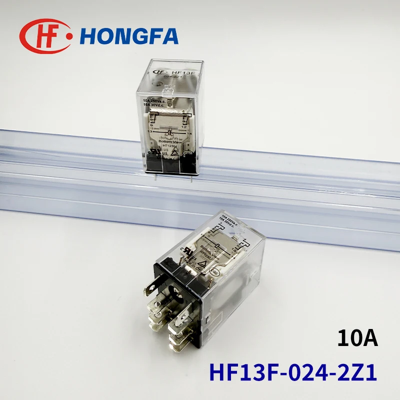 

1Pcs HONGFA Relay HF13F-024-2Z1 8Pin 10A 24VDC Intermediate Relay