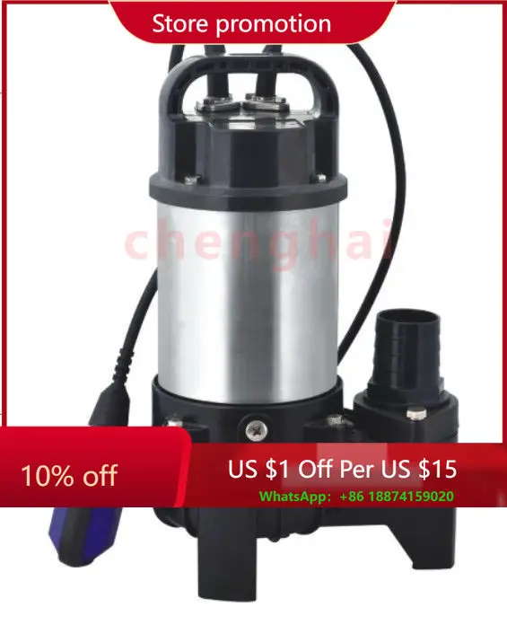 

Одноступенчатый центробежный насос высокого давления MEUDY Электрический погружной канализационный насос с поддержкой OEM из нержавеющей стали