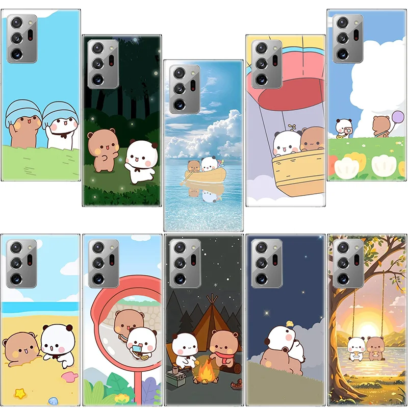 

Cute BuBu DuDu Phone Case For Samsung Galaxy S25 Edge S24 S23 FE S22 S26 Ultra S21 S20 S10 Plus Capa Soft