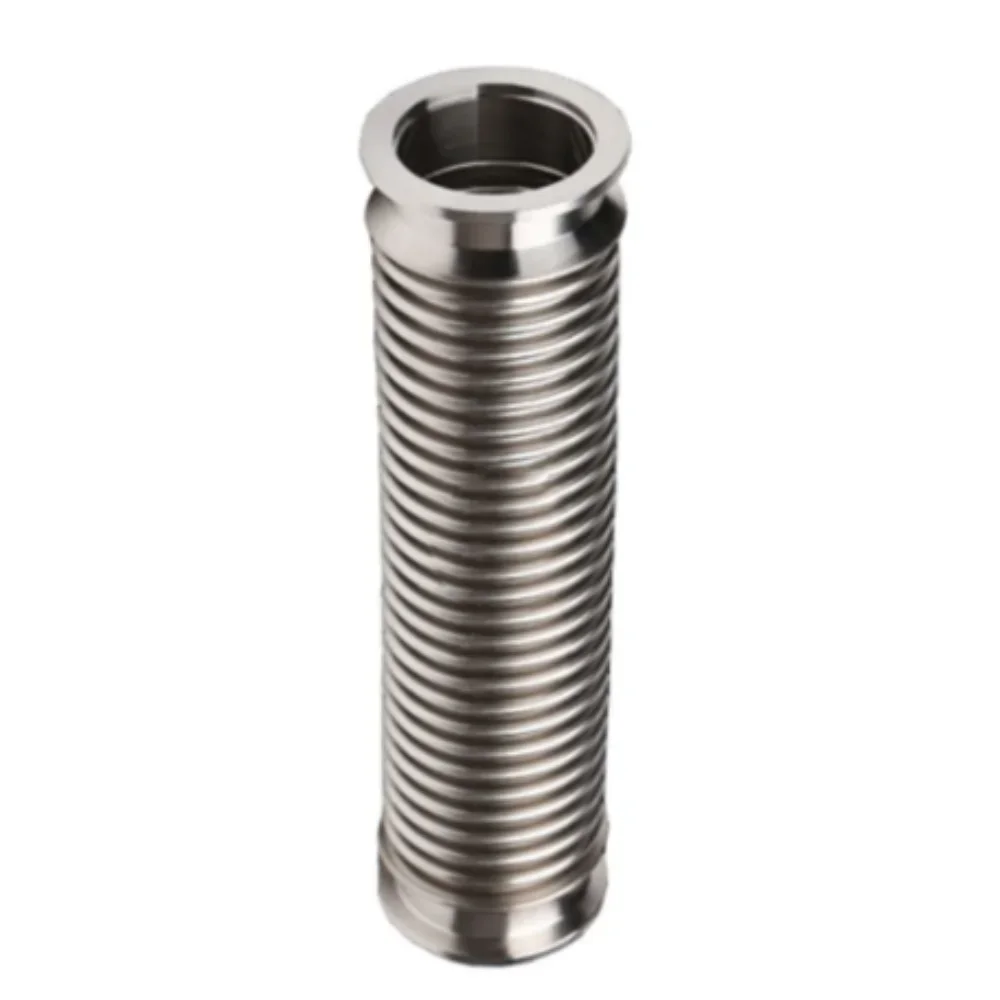1PC KF High Vacuum Bellows Stainless Steel SS304 Flexible Hose - Quick Connect KF16/25/40/50 Sizes 100/200/300/500mm