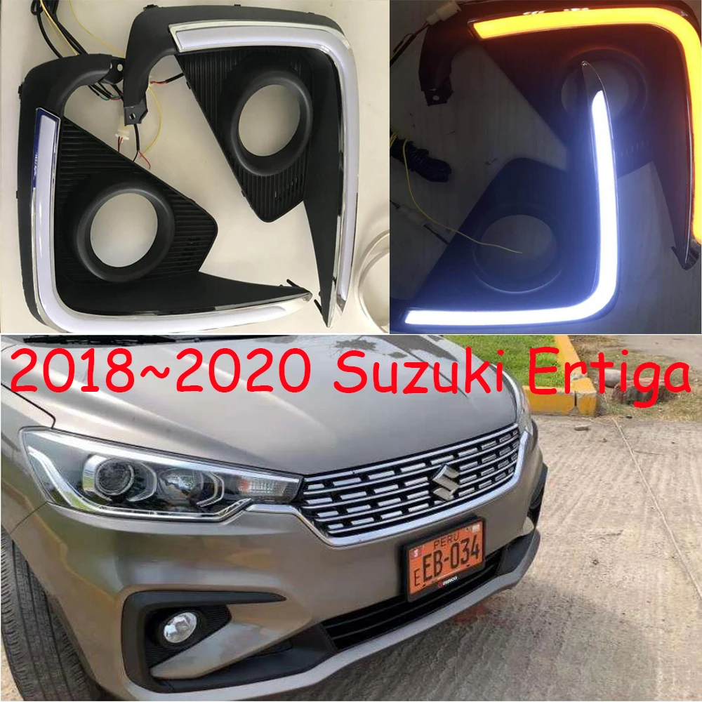 

2018~2020year headlamp for SUZUKI Ertiga daytime light head lamp car accessories LED DRL headlight for Ertiga fog light