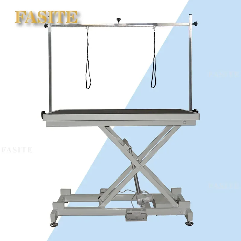 For Pet Grooming Table Electric Lifting Dog Cat Hair Trimming Dryer Modeling Station Adjustable Height Fixed Design