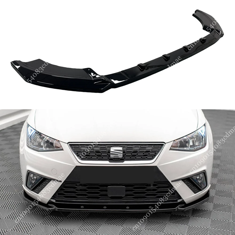 

Maxton Style V.2 Front Splitter For Seat Ibiza FR / Standard Mk5 6F 2017-2025 3Pcs Custom Front Diffuser Lip Cover Upgrade Trim