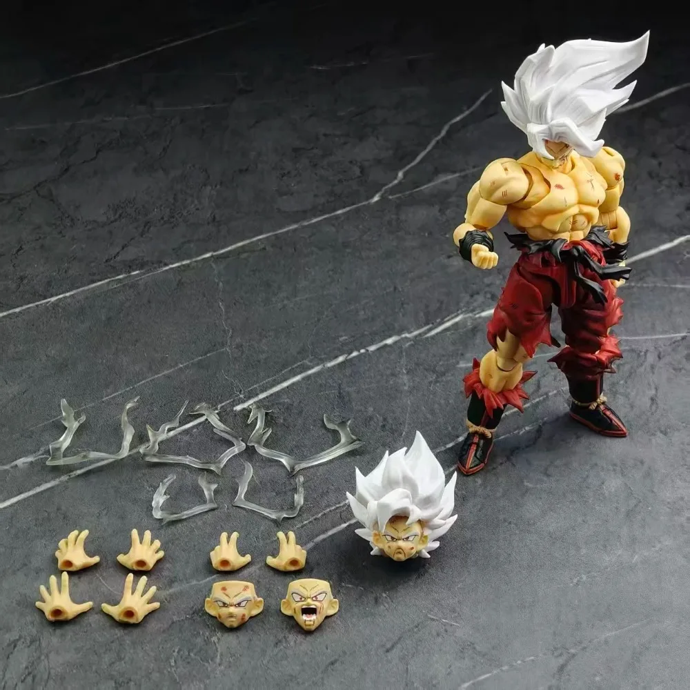

Фигурка Dragon Ball SHF Супер Сайян Гоку с эффектом боевых повреждений 3.0, 16 см, ПВХ, подвижная модель, со сменными элементами, коллекционная, подарок для фанатов