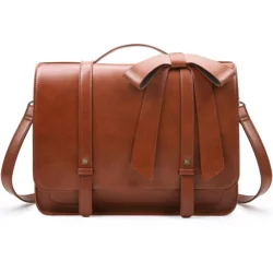 Borse ECOSUSI per donna borse per corriere borsa per Laptop in pelle PU 14 ''borsa a tracolla femminile per borsa quadrata da viaggio universitaria