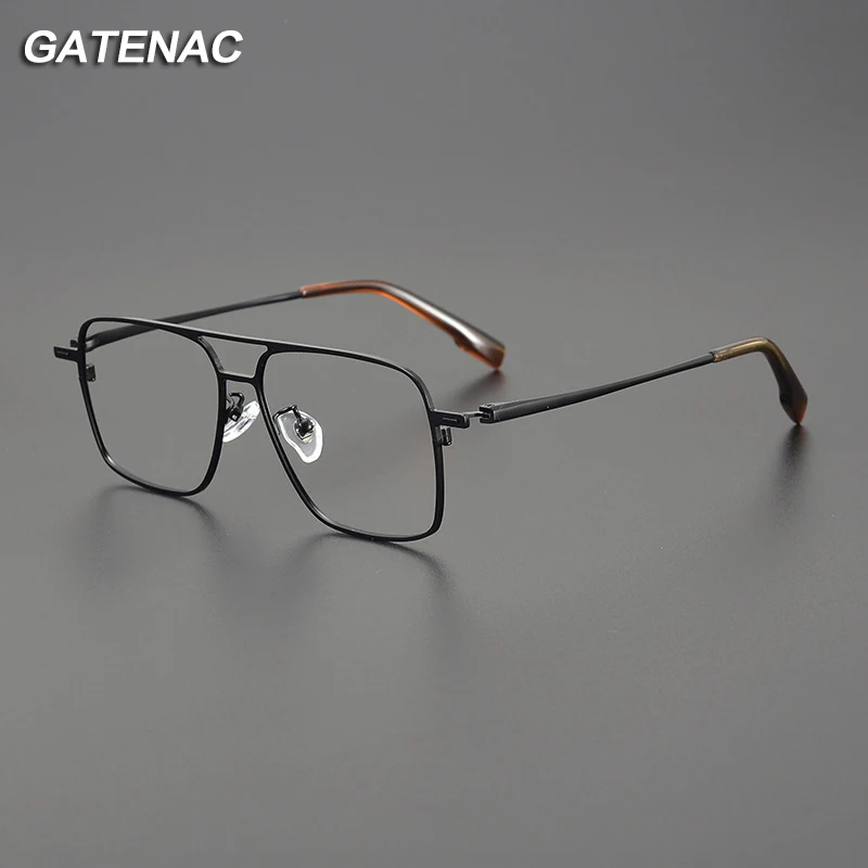 

Vintage Pure Titanium Glasses Frame Men Pilot High Quality Prescription Myopia Eyeglasses Frame Women Luxury Brand Eyewear