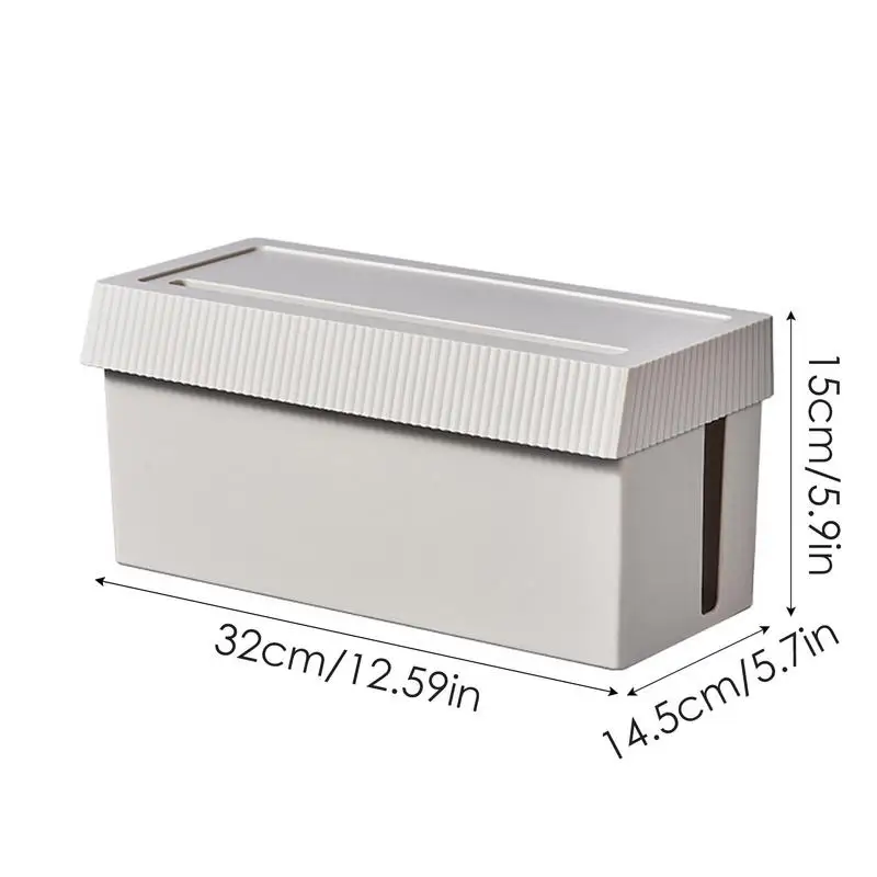 สายออแกไนเซอร์จัดเก็บกระจายความร้อนและการออกแบบพาร์ทิชันกล่องเก็บของช่องเสียบโทรศัพท์พร้อมฝาปิดกันฝุ่น