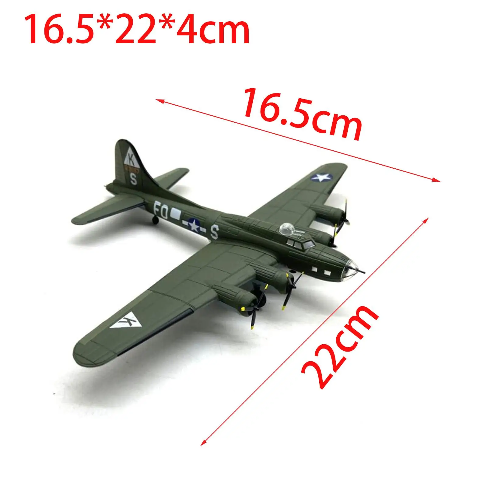 Modelo de aeronave US B 17 - Aviação colecionável para entusiastas