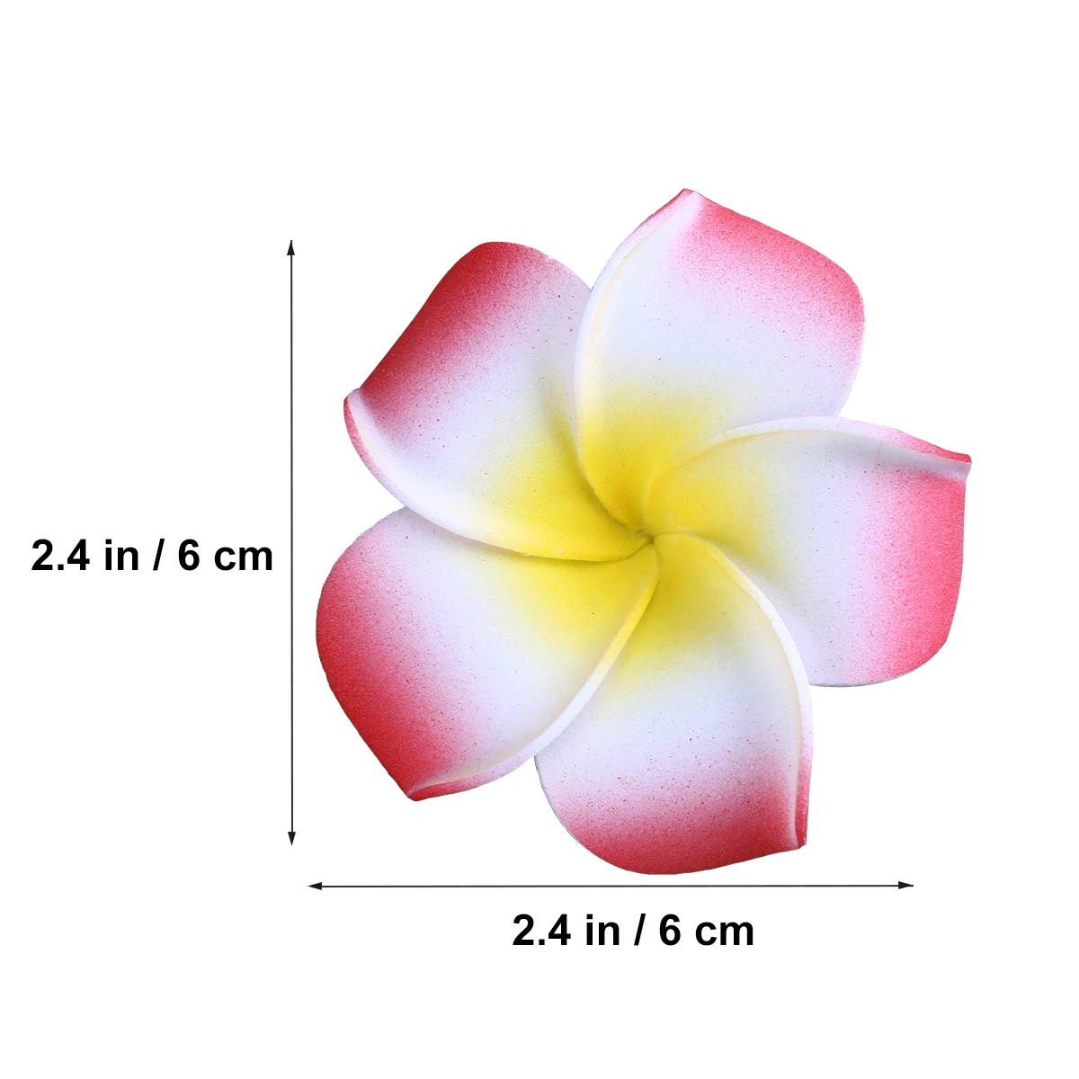 100pcs 6CM Plumeria Hawaiian Frangipani Flower For Wedding Party Wedding Foam Decoration Flowersation PE foam flower wedding