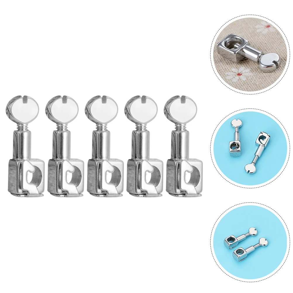 

5pcs Sewing Machine Needle Clamps Metal Heavy Duty Replacement Clip Compatible With Butterfly Household Parts Durable