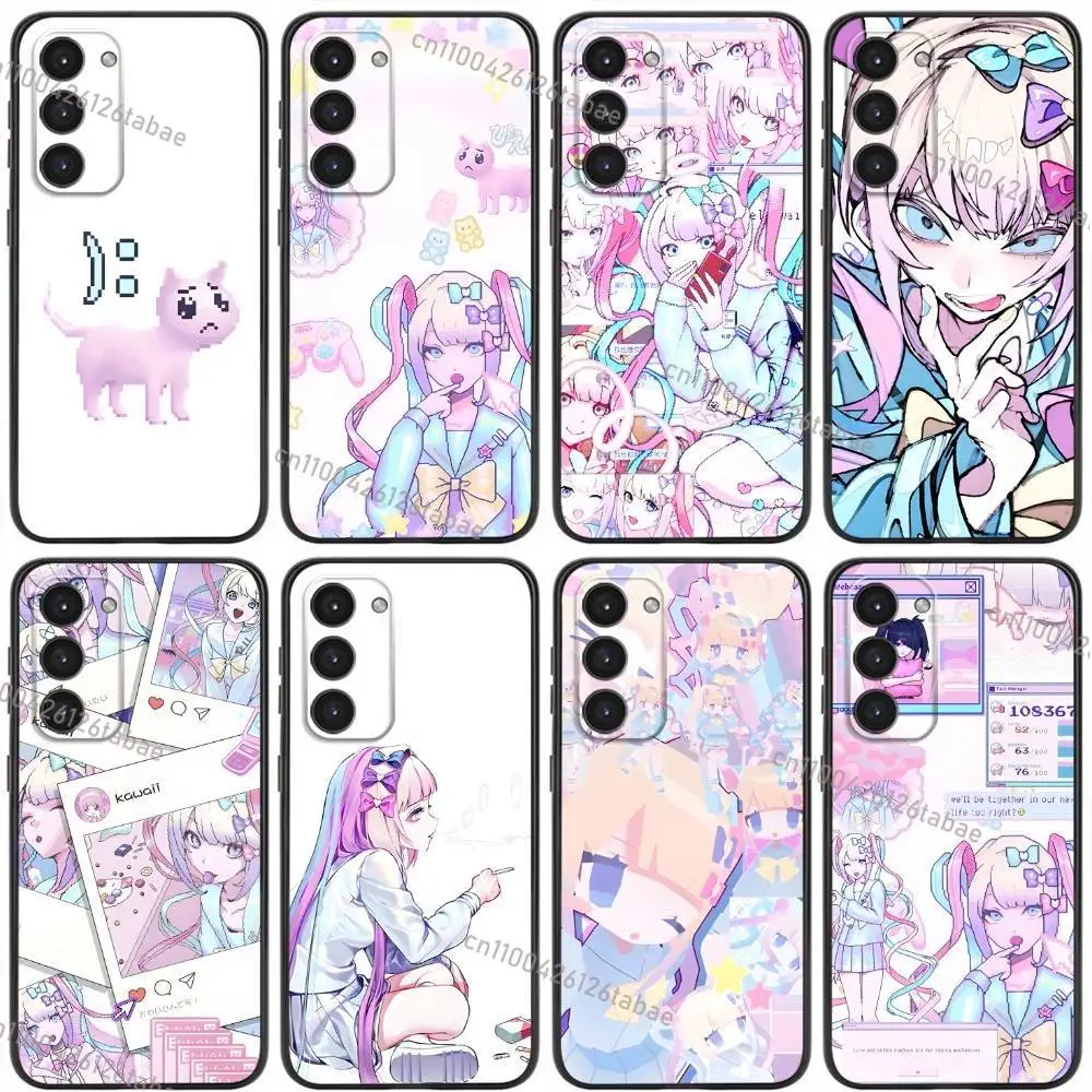 Needy Girl Overdose Game Phone Case For Samsung Galaxy A20,21s,22,31,32,52,53,72,73,80,91 Soft Liquid Silicone Black Cover