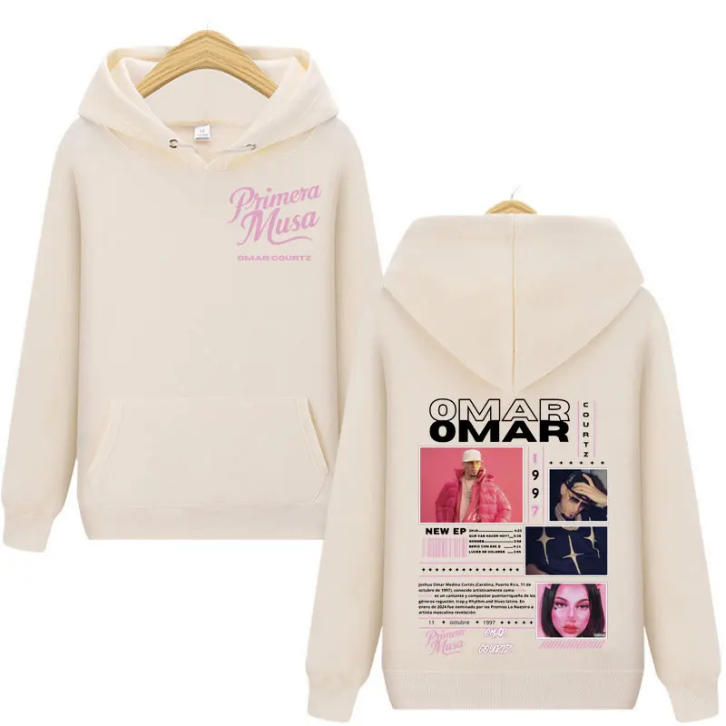 المغني عمر كورتز بريميرا موسى ألبوم الجرافيك هوديي الرجال النساء الملابس Y2k موضة البلوفرات Harajuku الهيب هوب مقنعين البلوز