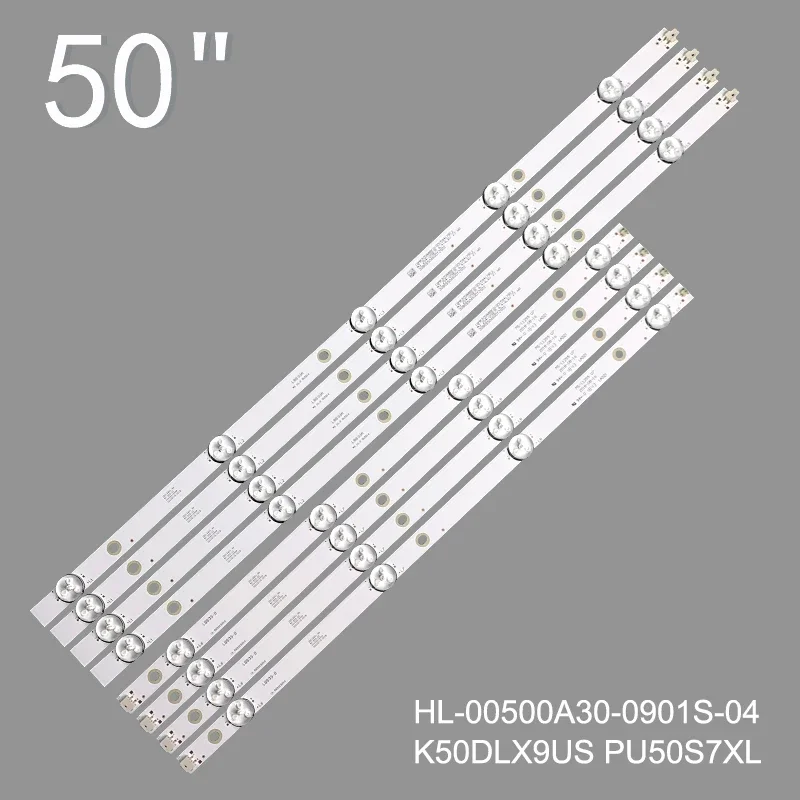 

New 4PCS/lot 960mm 6V For 50" LCD TV BBK 50LEX-7027/FT2C 50LEM-1027/FTS2C 50LEX-5039/FT2C 1070 MS-L1255 V7 HL-00500A30-0901S-04