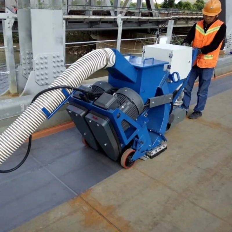 Manufacturer Mobile Concrete Floor Polishing Road Shot Blasting Machine for Pavement Road Marking Remove