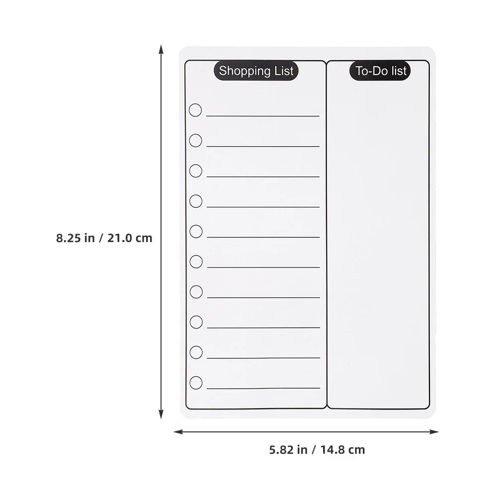 3 stks Magnetisch Voor Koelkast Droog Wissen Planning Organisator Keuken Prikbord Klein Schrijfbord Koelkast Schema Kladblok