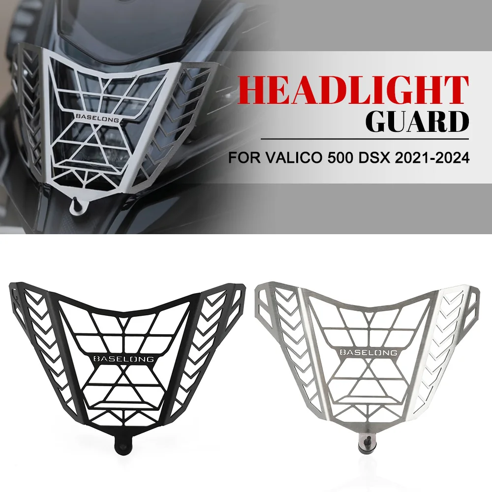 

NEW For VOGE Valico 500 DSX 2021-2022-2023-2024 Motorcycle Head Light Headlight Grill Guard Cover Protector Protection 500DSX
