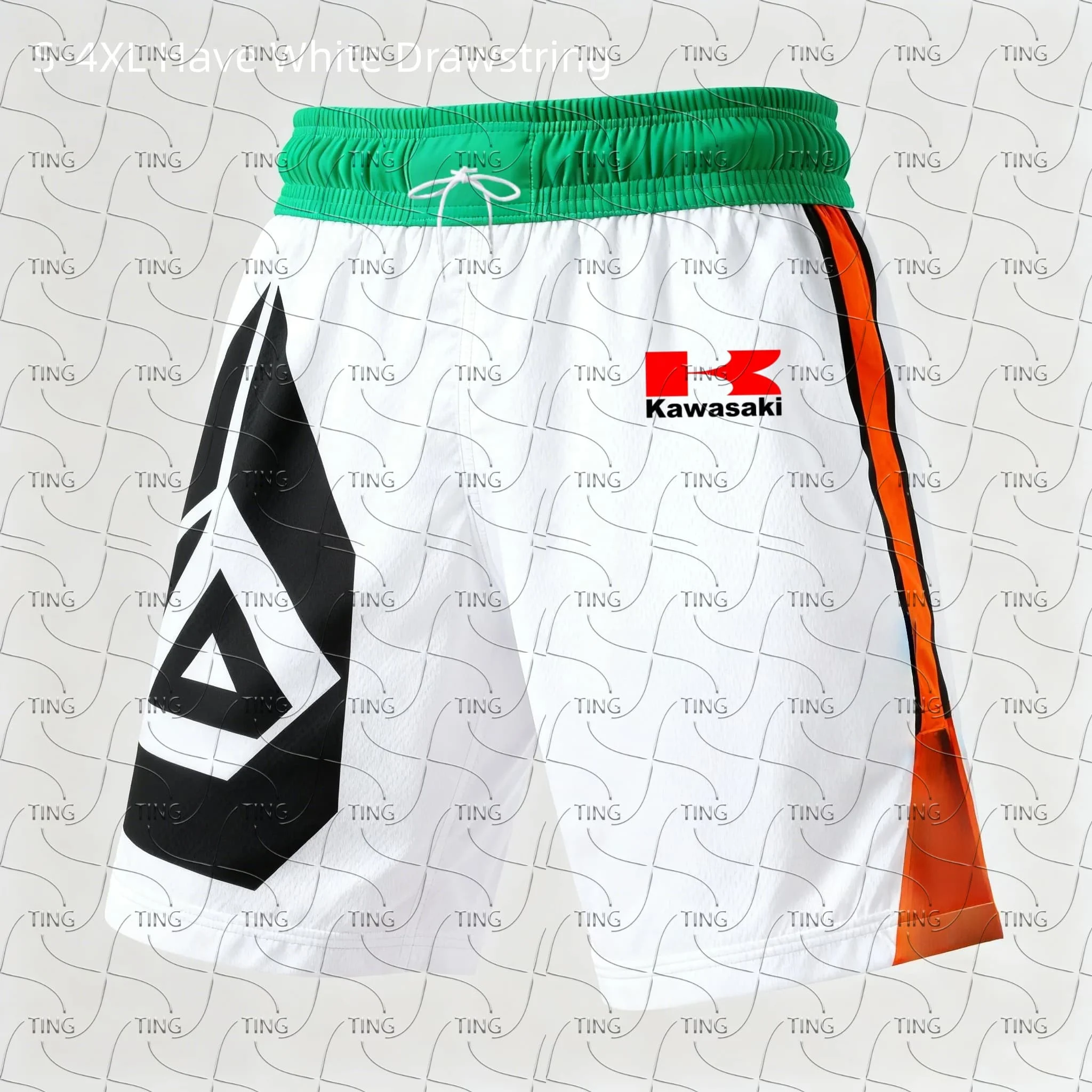 

Kawasaki Autumn Fashion 3D Printing Quick Drying Men's Breathable Motorcycle Shorts Off Road Motorcycle Sports Running Shorts