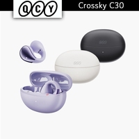 QCY Crossky C30 Open Ear Headphones Wireless Bluetooth, Clip-On Earbuds with 4 ENC Noise Cancelling Mic