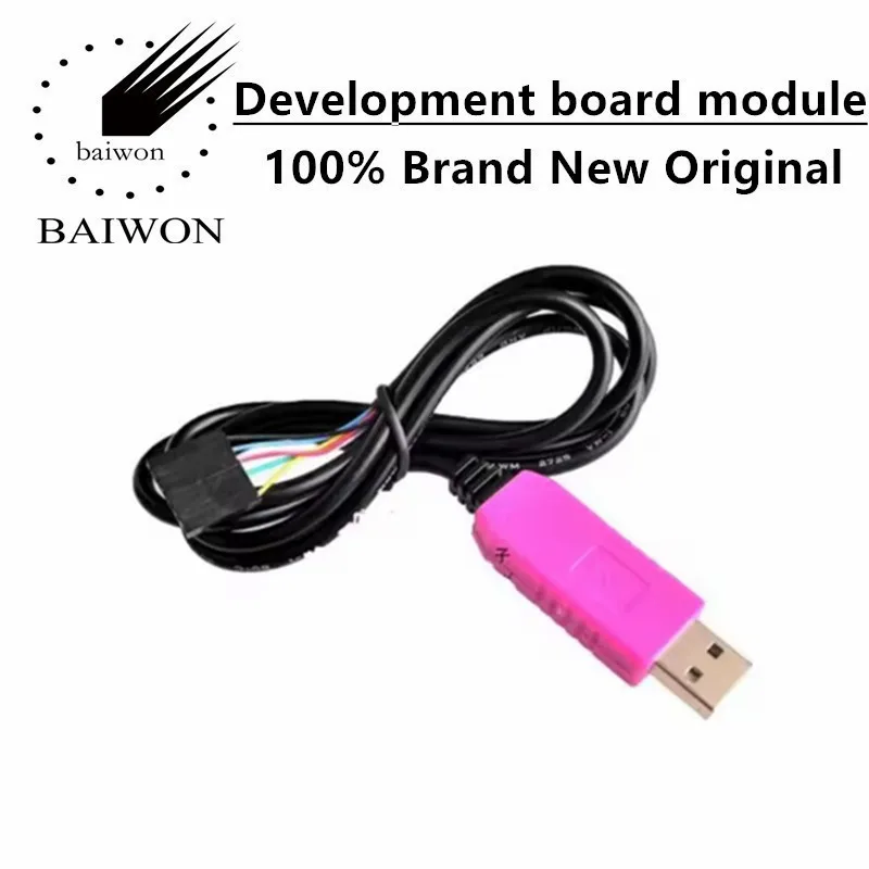 

Pink 6Pin PL2303HXD USB to TTL/RS232 support WIN/7/8