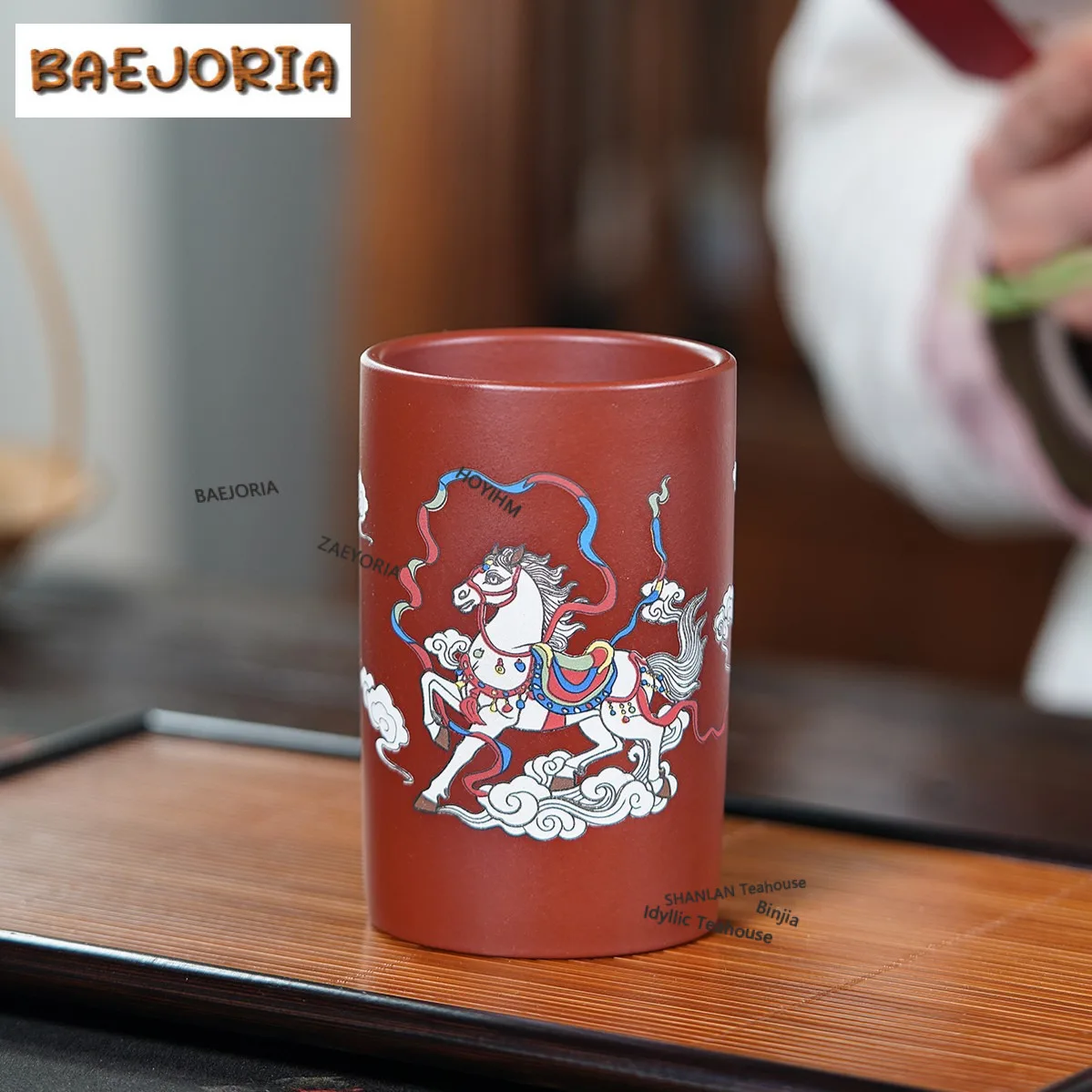 

270ml Yixing Zisha Pegasus Teacup Boutique Tea Bowl Single Cups Tea-tasting Smelling Cup Chazhan Master Cups Dahongpao Tableware