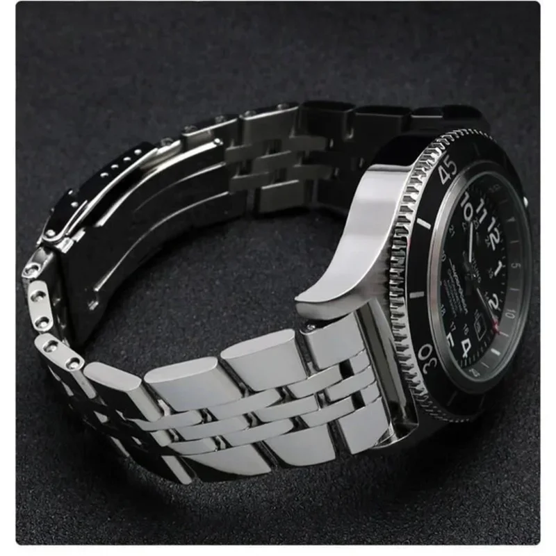Solidny pasek ze stali nierdzewnej 20MM 22MM 24MM do paska zegarka Breitling do paska AVENGER NAVITIMER SUPEROCEAN
