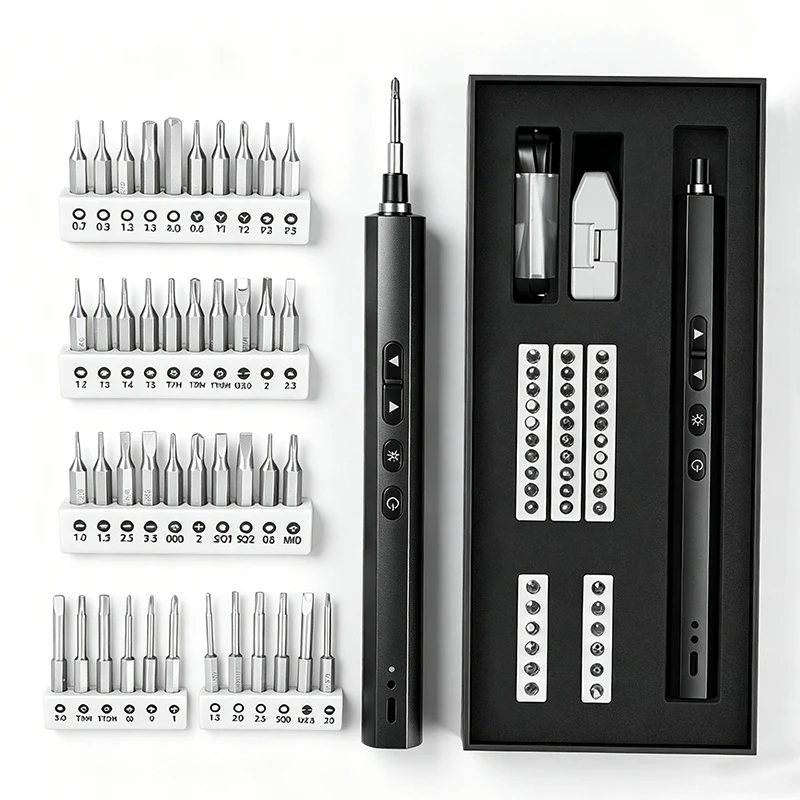 44-in-1 Electric Precision Screwdriver Set, Magnetic Multi-function Repair Kit for Smartphone Laptop Computer Electronics