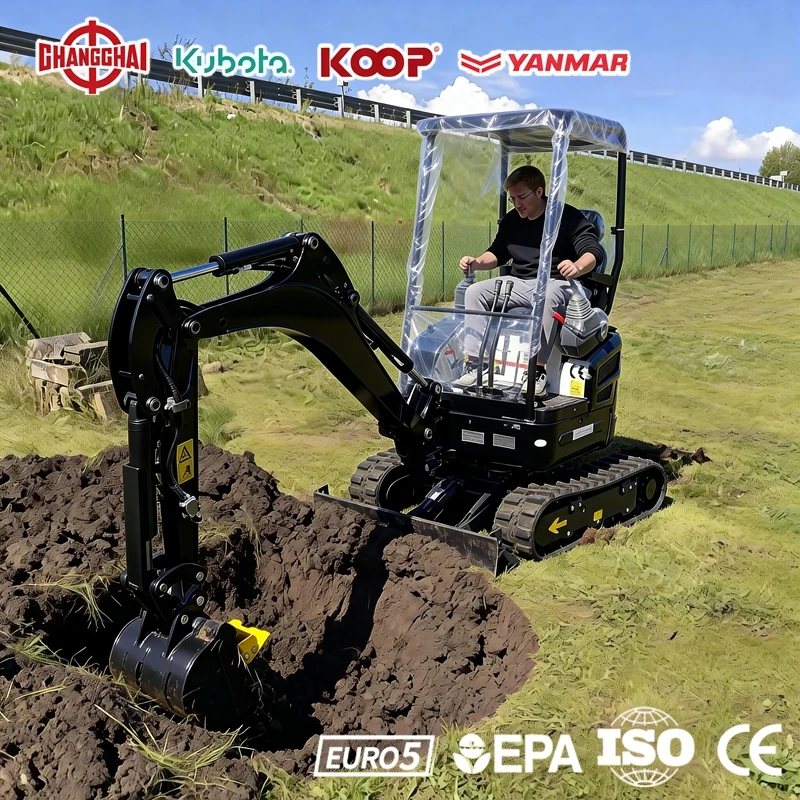 

Мини-экскаватор 0,8 тонны с двигателем YANMAR, стандарт EPA/Euro 5, для сельского хозяйства и строительства, дизельный мини-экскаватор, инструменты для землеройных работ.