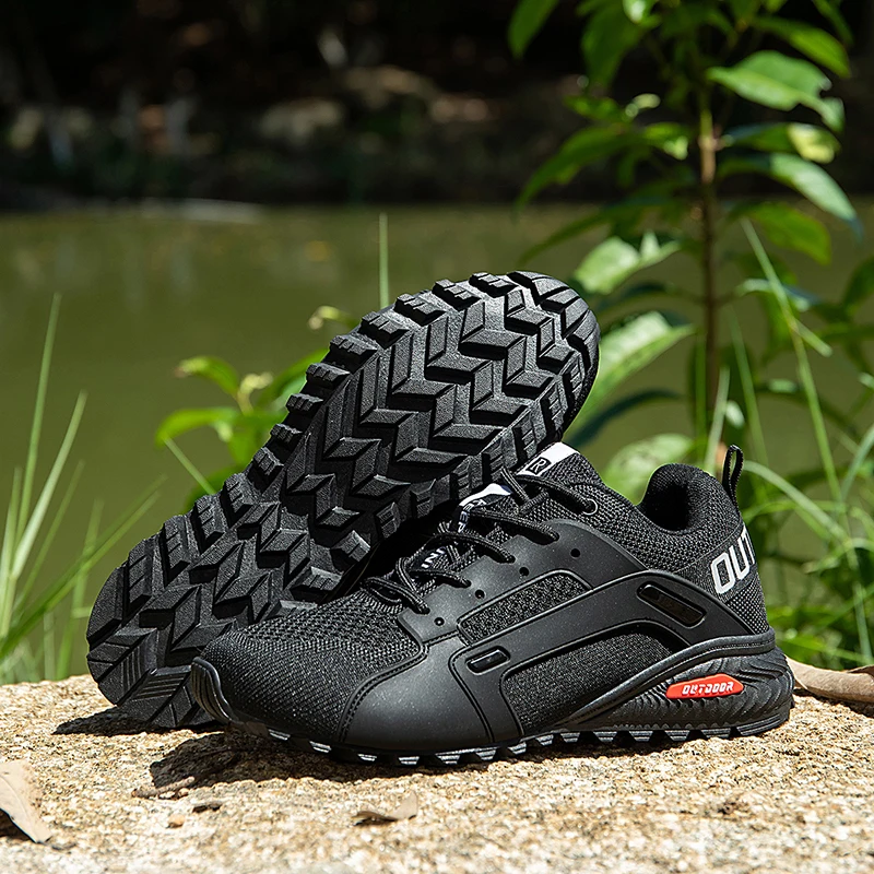 YUYIN Men's Hiking Shoes Non-slip Wear-resistant All-terrain Sports Shoes Outdoor Hiking Camping Shoes Tactical Training Shoes