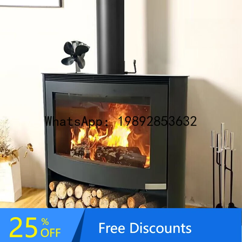 

CZ Burning Wood Fireplace Villa Heating Stove Embedded Household Wood-Burning Heater Villa Homestay