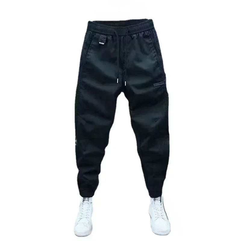 Cargo Pants for Men Stretch Khaki Trousers Man Winter Stacked Baggy Regular Fit Cheap Designer Luxury Harajuku Spandex Techwear