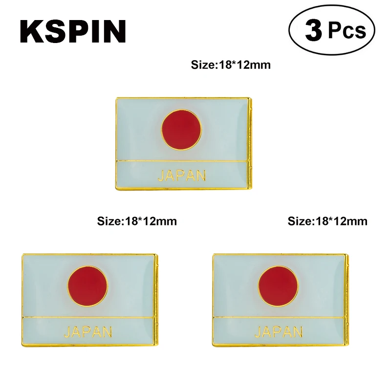 

Japan National Lapel Pin Brooches Pins Flag badge Brooch Badges