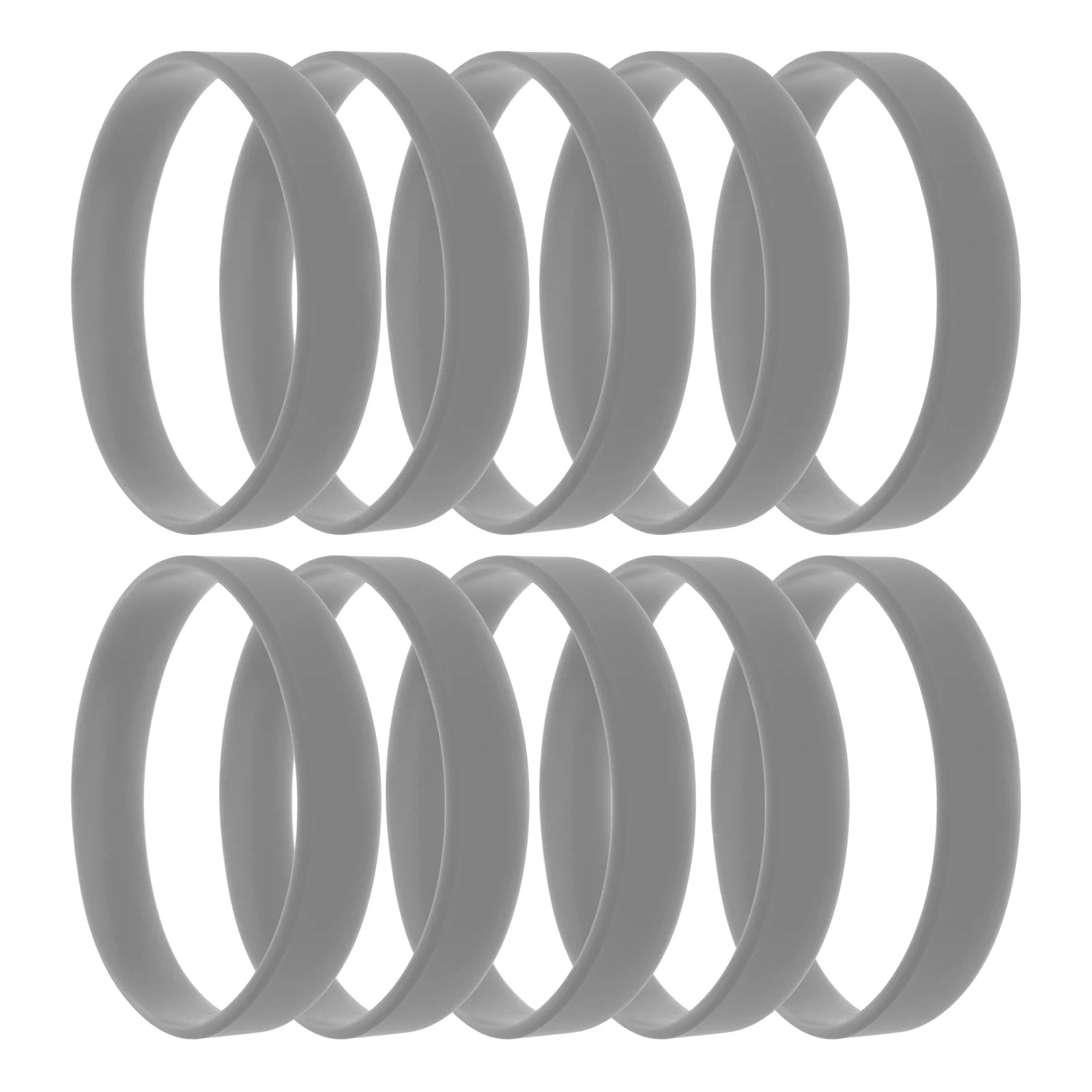 

50Pcs Colorful Silicone Wristbands Unisex Fashionable Anti-Static Bracelets for Outdoor Events Multi-Function Longtime Use