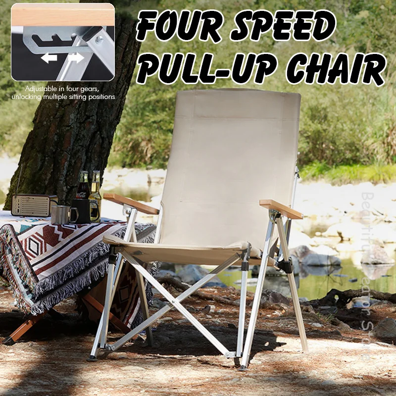 

Folding beach chair Angle Adjustable Camping Chair Outdoor Fishing Beach Chair Relex long camping chair large Foldable Chair