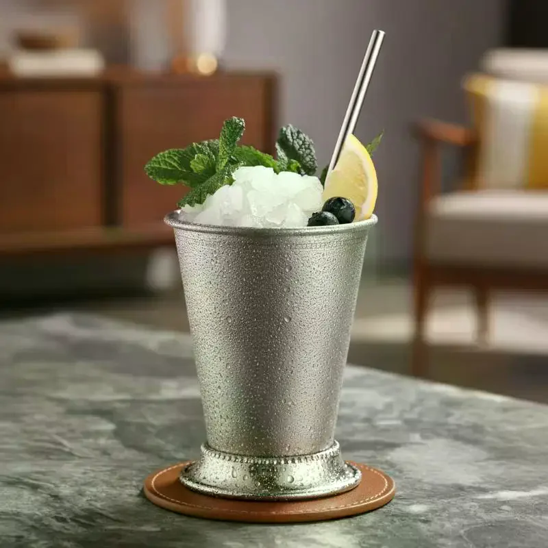 ステンレス製ミントジュレップマグ:カクテル用ドリンクウェア、 - Wine Beer Mix Drink のレビューと価格