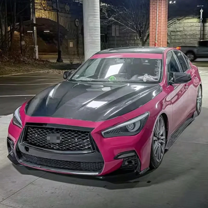 

For Infiniti Q50 Q50L 2014-2020 Premium MP Style Carbon Front Hood Engine Cover
